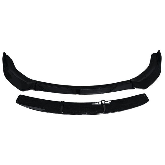 2015-2023 Dodge Charger / Rock Style Front Lip Gloss Black For Widebody