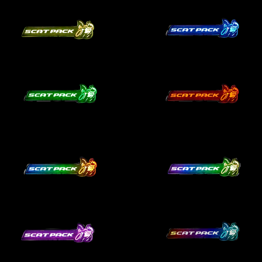 2010-2023 ScatPack Emblem Logo / RGBW Flow Series LED Badge
