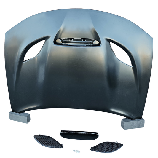 2015-2023 Dodge Charger / SRT Hellcat Style Aluminum Hood