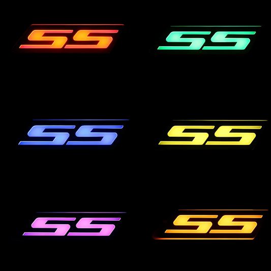 Chevy SS Emblem Logo / RGBW Flow Series LED Badge