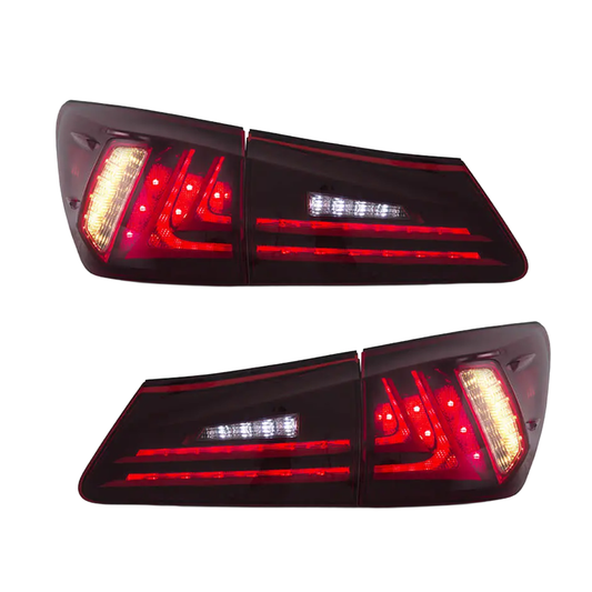 2006-2012 Lexus IS250 IS350 / LED Taillights with Amber Turn Signal