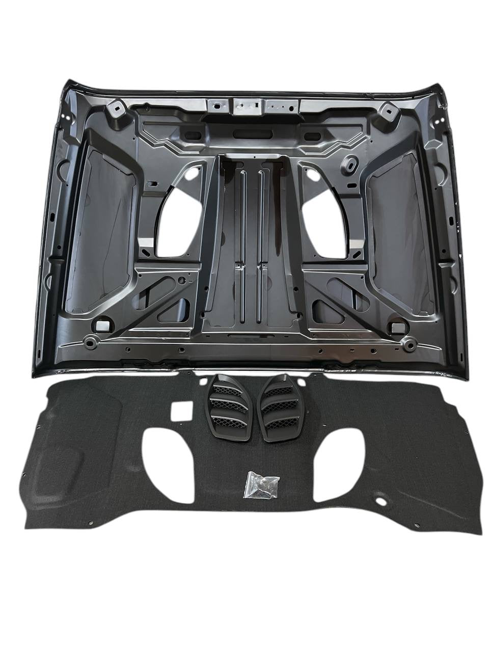 2007-2017 Jeep Wrangler JK / Offroad 10th Anniversary Style Steel Hood