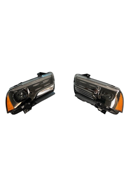 Pair 2011-2014 Dodge Charger HID / LED RGB Multicolor Headlights