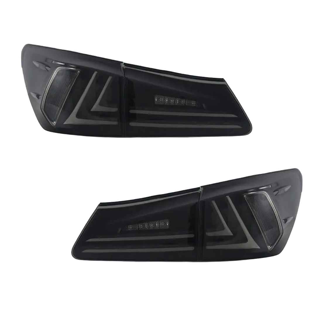 2006-2012 Lexus IS250 IS350 / LED Taillights with Amber Turn Signal