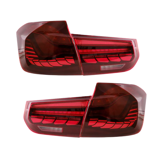 2012-2019 BMW 3Series F30 F80 M3 / GTS Style LED Taillights with Sequential Turn Signals