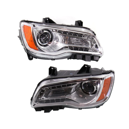 Fits 2011-2023 Chrysler 300 / Halogen Headlights with LED DRL