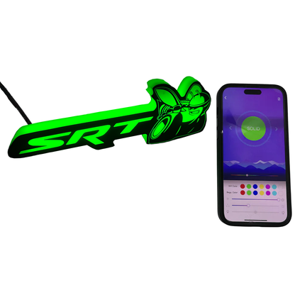 2008-2023 SRT Super Bee Emblem Logo / RGBW Flow Series LED Badge