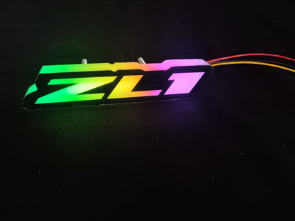 Chevy ZL1 Emblem Logo / RGBW Flow Series LED Badge