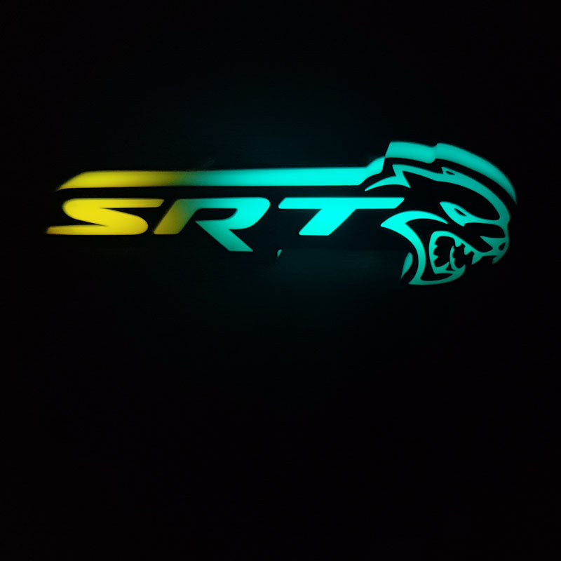 2008-2023 SRT Hellcat Emblem Logo / RGBW Flow Series LED Badge