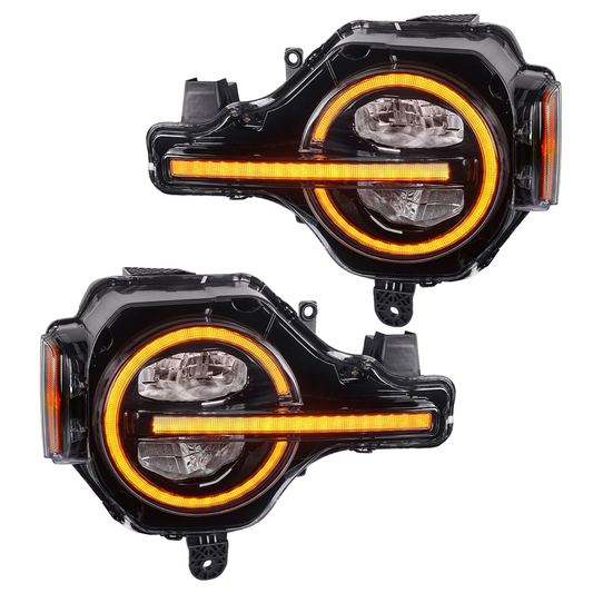 Pair 2021-2024 Ford Bronco / LED Headlights