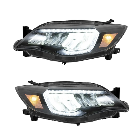 Pair 2008-2014 Subaru Impreza WRX / LED Headlights