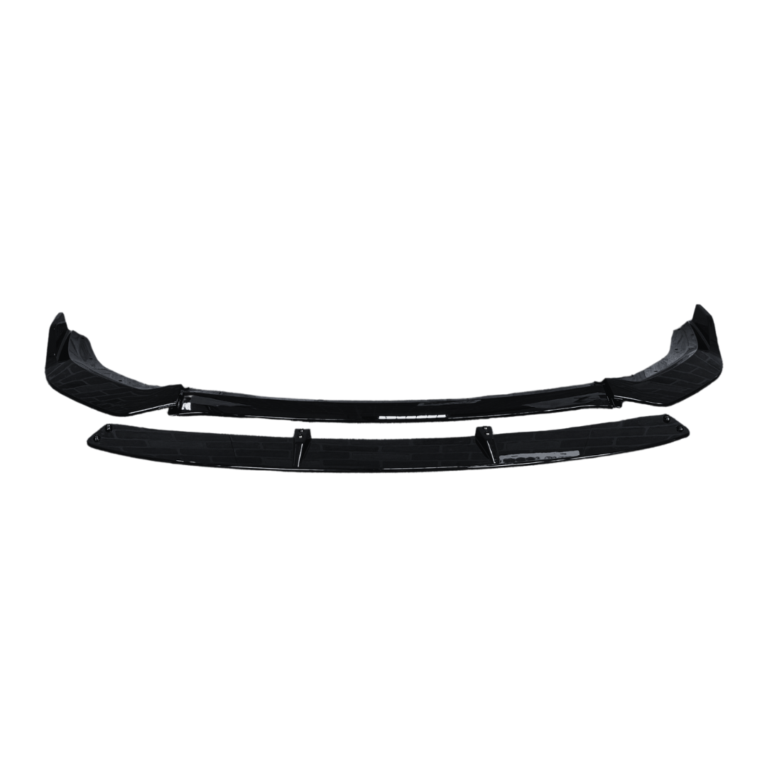 2015-2023 Dodge Charger / Rock Style Front Lip Gloss Black For Widebody