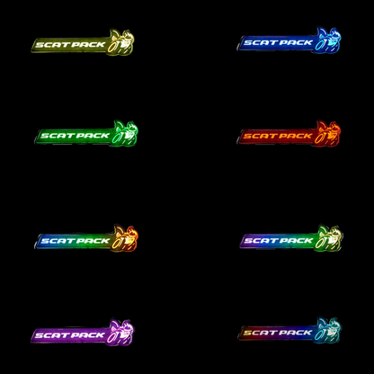 2010-2023 ScatPack Emblem Logo / RGBW Flow Series LED Badge