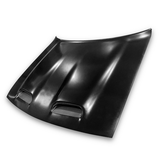 2008 - 2023 Dodge Challenger / SRT Hellcat Redeye Style Dual Snorkel Aluminum Hood