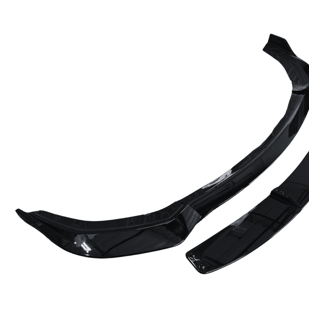 2015-2023 Dodge Charger / Rock Style Front Lip Gloss Black For Widebody