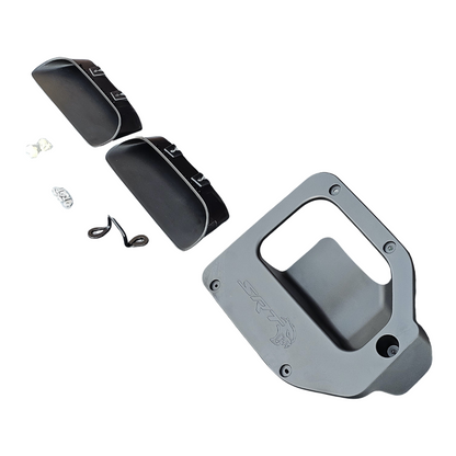 2008 - 2023 Dodge Challenger / SRT Hellcat Redeye Style Dual Snorkel Aluminum Hood