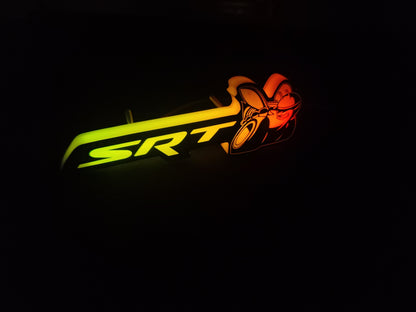 2008-2023 SRT Super Bee Emblem Logo / RGBW Flow Series LED Badge