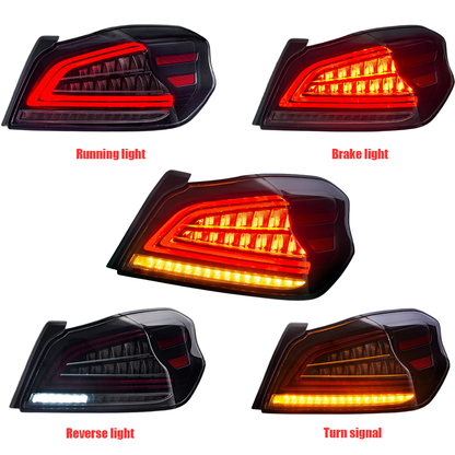 2015-2021 Subaru WRX / LED Taillights with Sequential Turn Signals