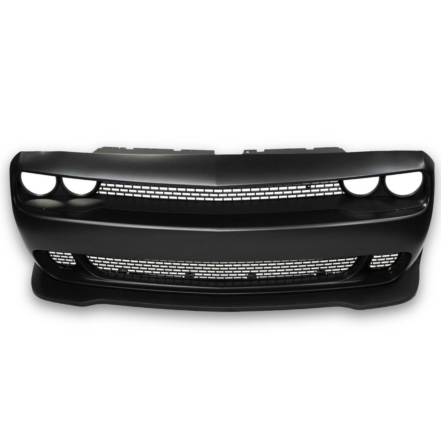 2015-2023 Dodge Challenger / Hellcat Style Front Bumper w/ Grille & HC Lip Unpaint