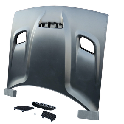 2008 - 2023 Dodge Challenger / Hellcat Style Aluminum Hood /Air Intake Vent