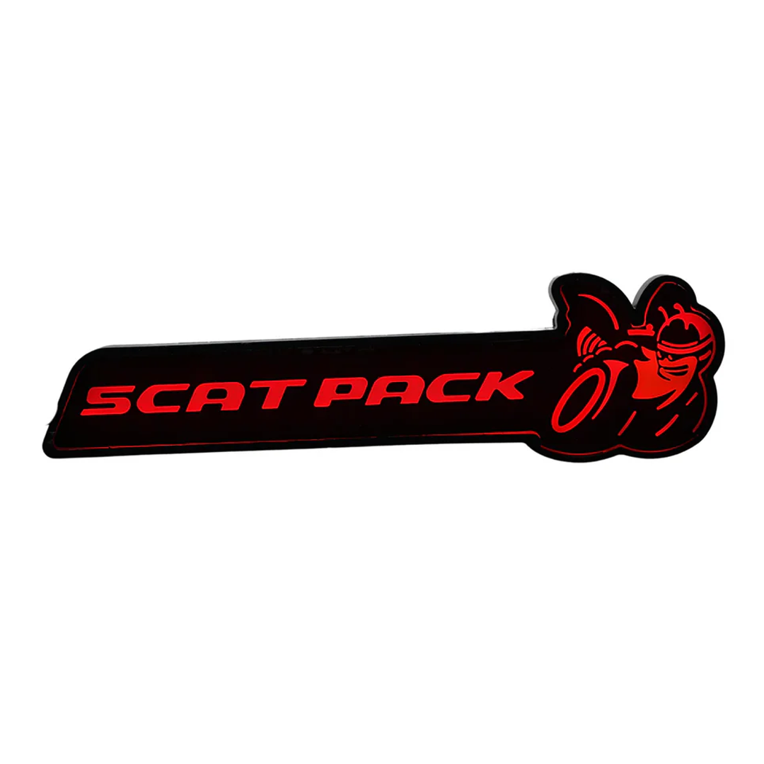2010-2023 ScatPack Emblem Logo / RGBW Flow Series LED Badge