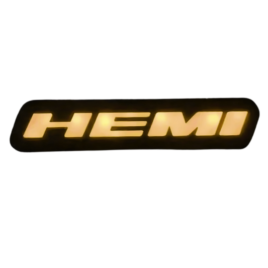 2010-2023 HEMI Emblem Logo / RGBW Flow Series LED Badge