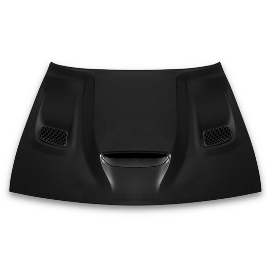2008 - 2023 Dodge Challenger / Hellcat Style Aluminum Hood /Air Intake Vent