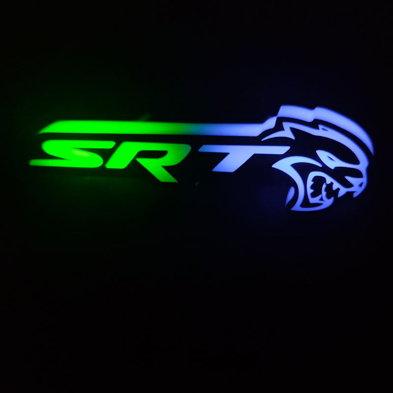 2008-2023 SRT Hellcat Emblem Logo / RGBW Flow Series LED Badge