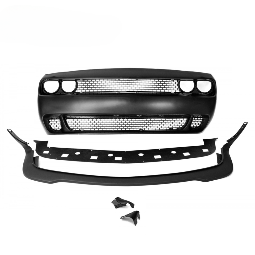 2008-2014 Dodge Challenger / Hellcat Style Front Bumper