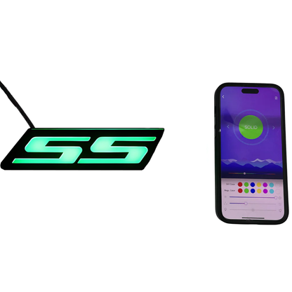 Chevy SS Emblem Logo / RGBW Flow Series LED Badge