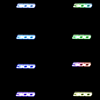 Chrysler 300 Emblem Logo / RGBW Flow Series LED Badge