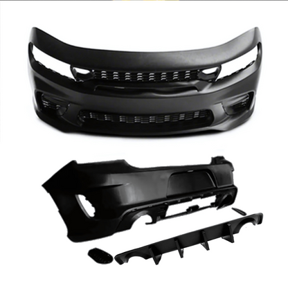 2015-2023 Dodge Charger 21+SRT Style Front and Rear Bumper Body Kit